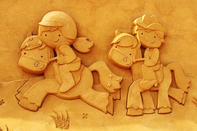 Free download Sand Sculpture Art -  free photo or picture to be edited with GIMP online image editor