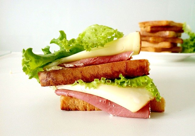 Free download Sandwich Bread Salad -  free photo or picture to be edited with GIMP online image editor