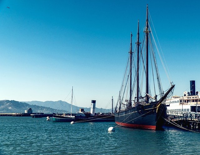 Free download San Francisco Tall Ship Bay -  free photo or picture to be edited with GIMP online image editor