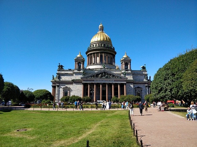 Free download Sankt Petersburg Cathedral Summer -  free photo or picture to be edited with GIMP online image editor