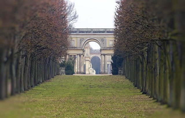 Free download Sanssouci Castle Park Perspective -  free photo or picture to be edited with GIMP online image editor