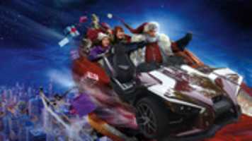 Free download Santa Flying The Slingshot Sleigh 1 free photo or picture to be edited with GIMP online image editor