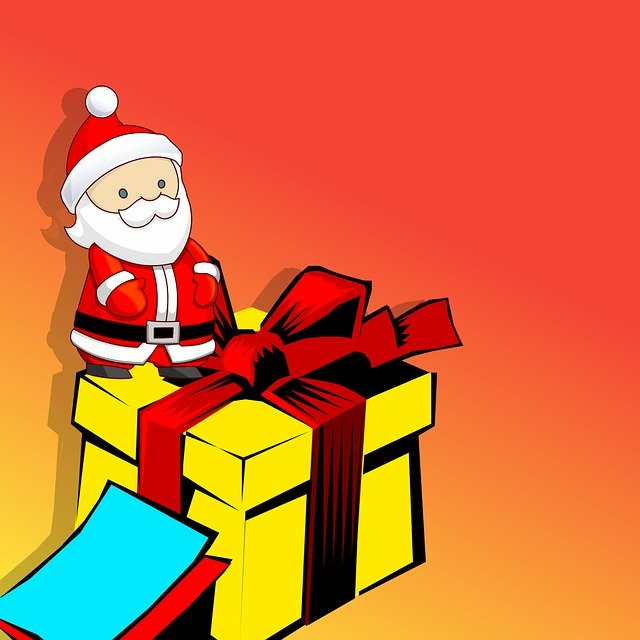 Free download Santa Gift Card -  free illustration to be edited with GIMP free online image editor