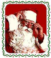 Free download Santa post card for blog free photo or picture to be edited with GIMP online image editor