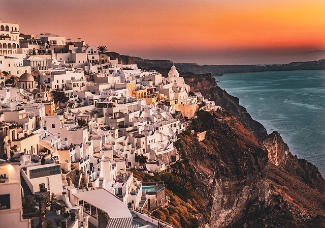 Téléchargement gratuit de Santorini Caldera Grèce - photo ou image gratuite à éditer avec l'éditeur d'images en ligne GIMP