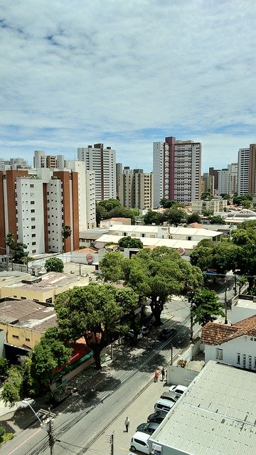 Free download Santos Dumont Avenue Fortaleza -  free photo or picture to be edited with GIMP online image editor