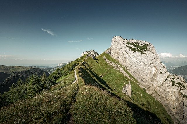 Free download Saxer Gap Switzerland Hiking -  free photo or picture to be edited with GIMP online image editor