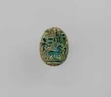 Free download Scarab Inscribed With the Prenomen of Ramesses II and depicting the king in his chariot trampling an enemy free photo or picture to be edited with GIMP online image editor