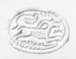 Free download Scarab seal: galloping horned animal free photo or picture to be edited with GIMP online image editor