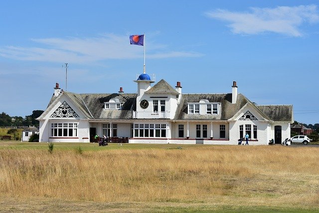 Free download Scotland Clubhouse Golf -  free photo or picture to be edited with GIMP online image editor