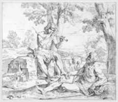 Free download Scrapbook Containing Italian Etchings of the 17th and 18th Centuries free photo or picture to be edited with GIMP online image editor