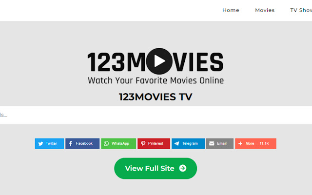 123Movies  from Chrome web store to be run with OffiDocs Chromium online