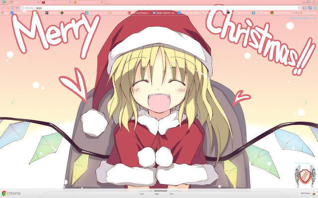 2014 Christmas Anime theme 10/13 1366X768  from Chrome web store to be run with OffiDocs Chromium online