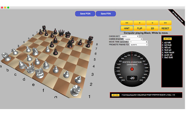 3D Chess Game  from Chrome web store to be run with OffiDocs Chromium online