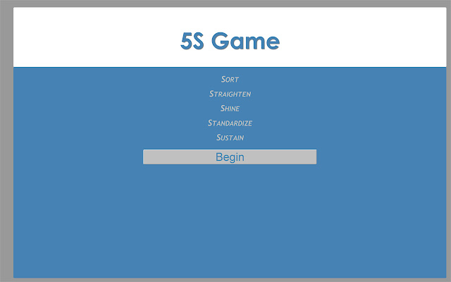 5S Game  from Chrome web store to be run with OffiDocs Chromium online