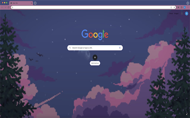 8 Bit Night Theme  from Chrome web store to be run with OffiDocs Chromium online