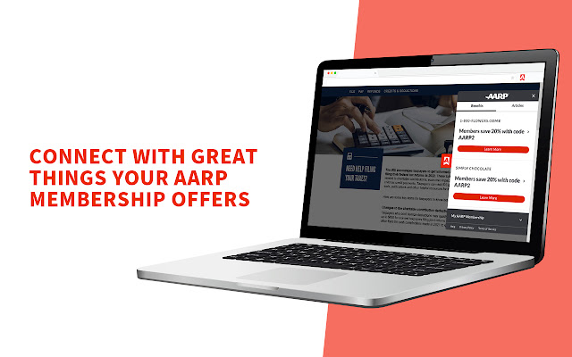 AARP Perks  from Chrome web store to be run with OffiDocs Chromium online