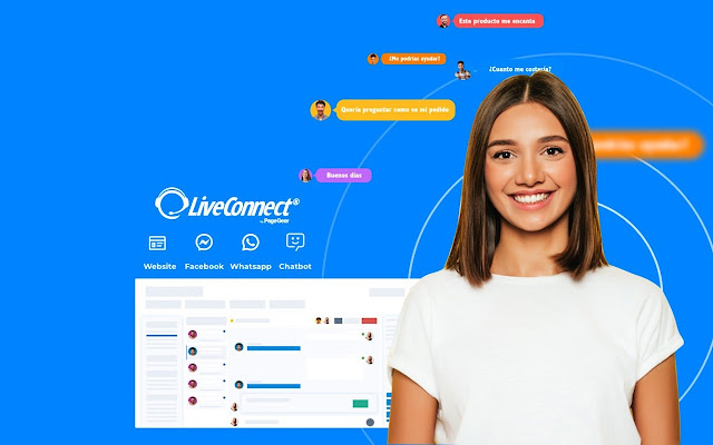 Abrir con LiveConnect®  from Chrome web store to be run with OffiDocs Chromium online