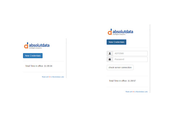 Absolutdata Office Hour App  from Chrome web store to be run with OffiDocs Chromium online