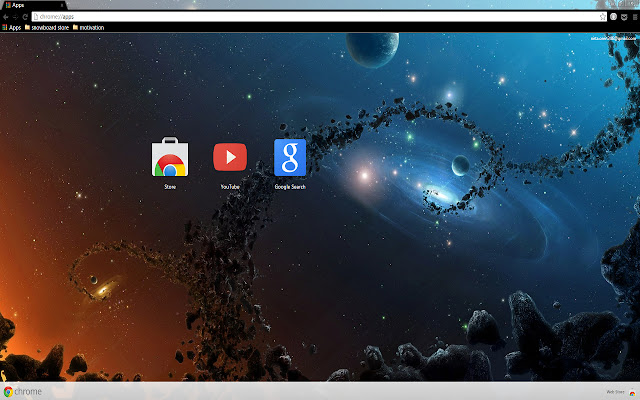 Abstract Space  from Chrome web store to be run with OffiDocs Chromium online