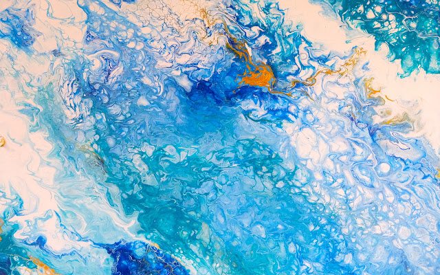 Acrylic Fluid Art Bay of Fires, Tasmania  from Chrome web store to be run with OffiDocs Chromium online