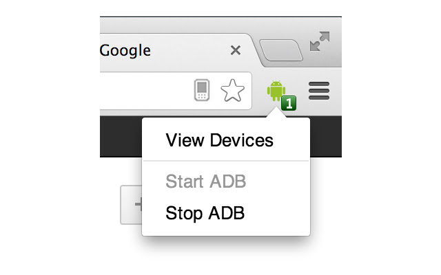 ADB  from Chrome web store to be run with OffiDocs Chromium online