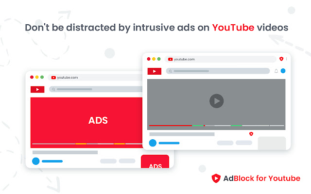 Adblock for Youtube ad blocker tool  from Chrome web store to be run with OffiDocs Chromium online