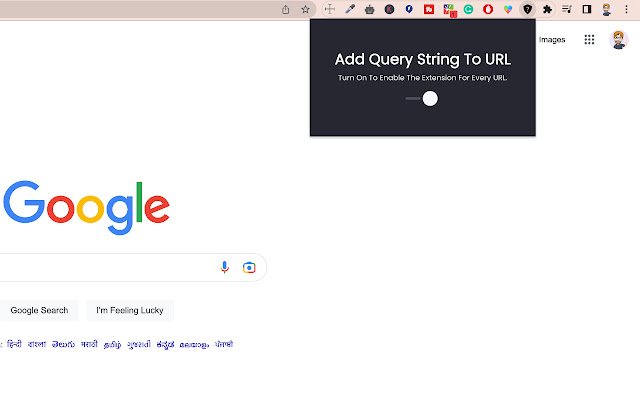 Add Query String To URL  from Chrome web store to be run with OffiDocs Chromium online