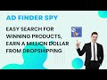 Ad Finder Spy  from Chrome web store to be run with OffiDocs Chromium online