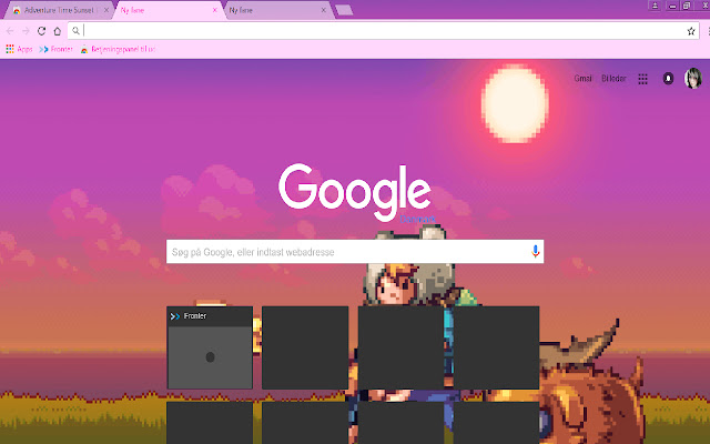 Adventure Time Sunset Theme  from Chrome web store to be run with OffiDocs Chromium online