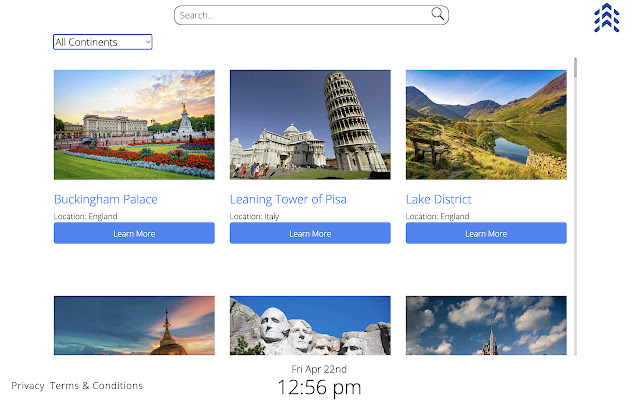 Aeron Travel Destinations  from Chrome web store to be run with OffiDocs Chromium online