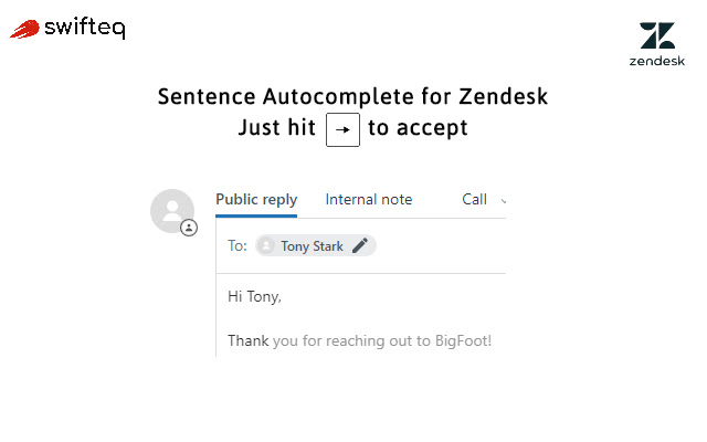 Agent Helper for Zendesk  from Chrome web store to be run with OffiDocs Chromium online