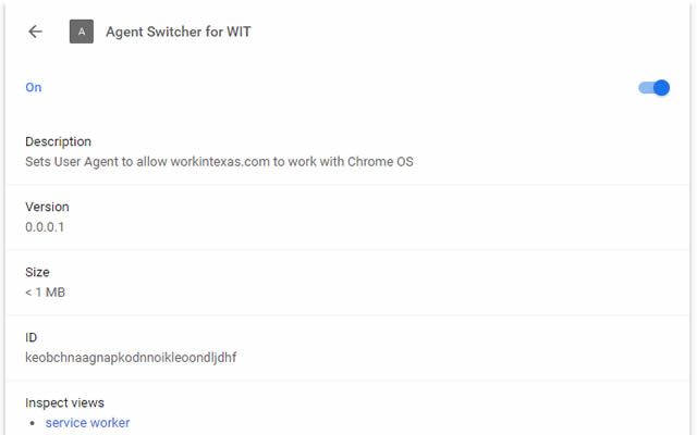 Перемикач агентів для WIT із веб-магазину Chrome, який можна запускати за допомогою OffiDocs Chromium онлайн