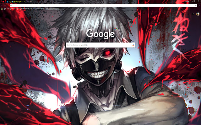 A horrifying mask Tokyo Ghoul 1920X1080PX  from Chrome web store to be run with OffiDocs Chromium online