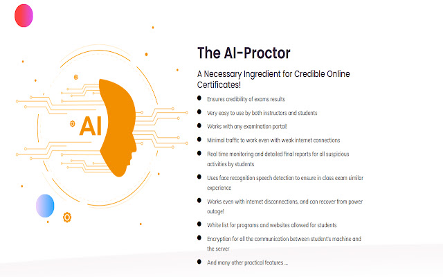 AI Proctor Moodle  from Chrome web store to be run with OffiDocs Chromium online