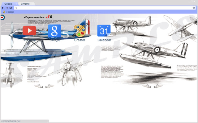 Aircraft series Supermarine S5  from Chrome web store to be run with OffiDocs Chromium online