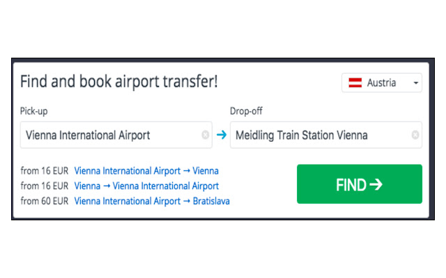 Airport Transfer  from Chrome web store to be run with OffiDocs Chromium online