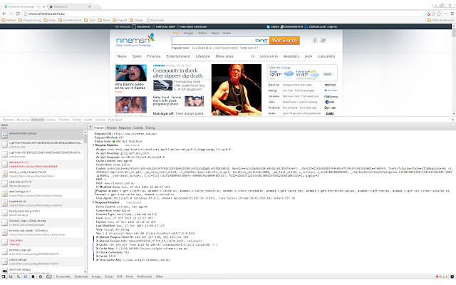 Akamai debug headers  from Chrome web store to be run with OffiDocs Chromium online