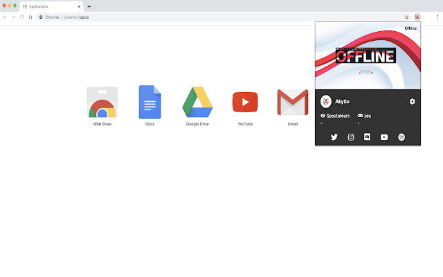 Akytio Live Extension  from Chrome web store to be run with OffiDocs Chromium online