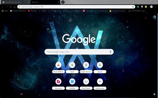 Alan Walker  from Chrome web store to be run with OffiDocs Chromium online