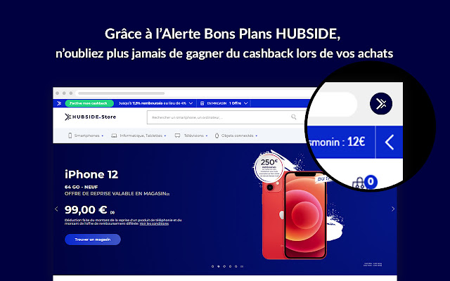 Alerte Bons Plans Hubside  from Chrome web store to be run with OffiDocs Chromium online