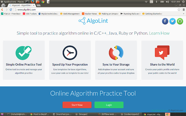 Algolint  from Chrome web store to be run with OffiDocs Chromium online