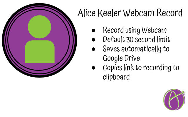 Alice Keeler Webcam Record  from Chrome web store to be run with OffiDocs Chromium online