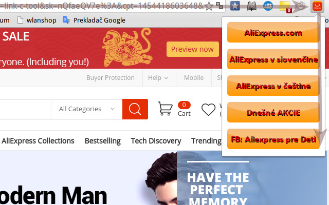 Aliexpress CZ SK EU shop  from Chrome web store to be run with OffiDocs Chromium online