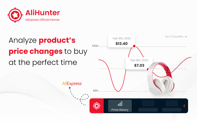 Ali Hunter AliExpress Dropship  from Chrome web store to be run with OffiDocs Chromium online