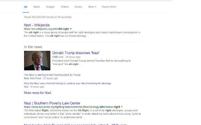 Alt Right to Nazi  from Chrome web store to be run with OffiDocs Chromium online