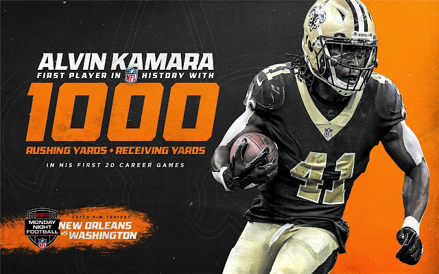 Alvin Kamara Themes  New Tab  from Chrome web store to be run with OffiDocs Chromium online