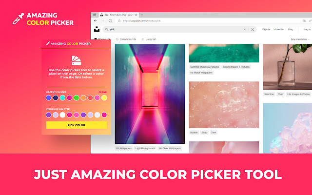 Amazing color picker  from Chrome web store to be run with OffiDocs Chromium online