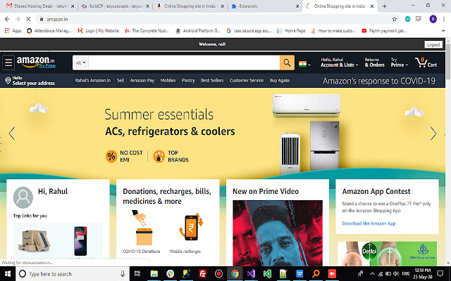 Amazon Easy (easysell.in)  from Chrome web store to be run with OffiDocs Chromium online