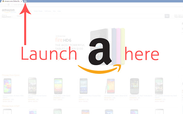 Amazon Homepage  from Chrome web store to be run with OffiDocs Chromium online